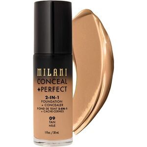 09 Tan Matte Milani Conceal + Perfect 2-in-1 Foundation + Concealer